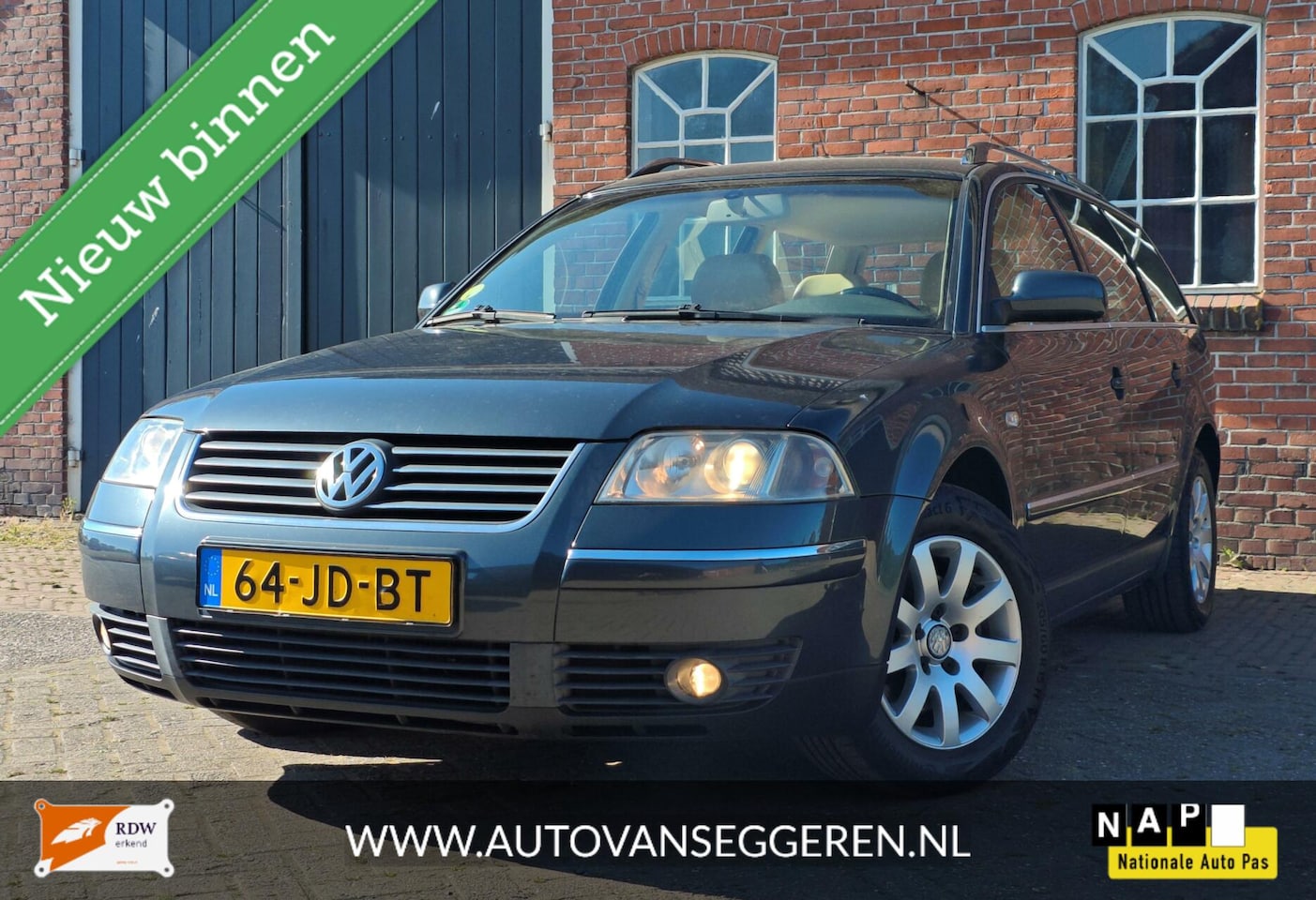 Volkswagen Passat Variant - 1.8T - Nwe APK / Automaat / Clima/Cruise - AutoWereld.nl