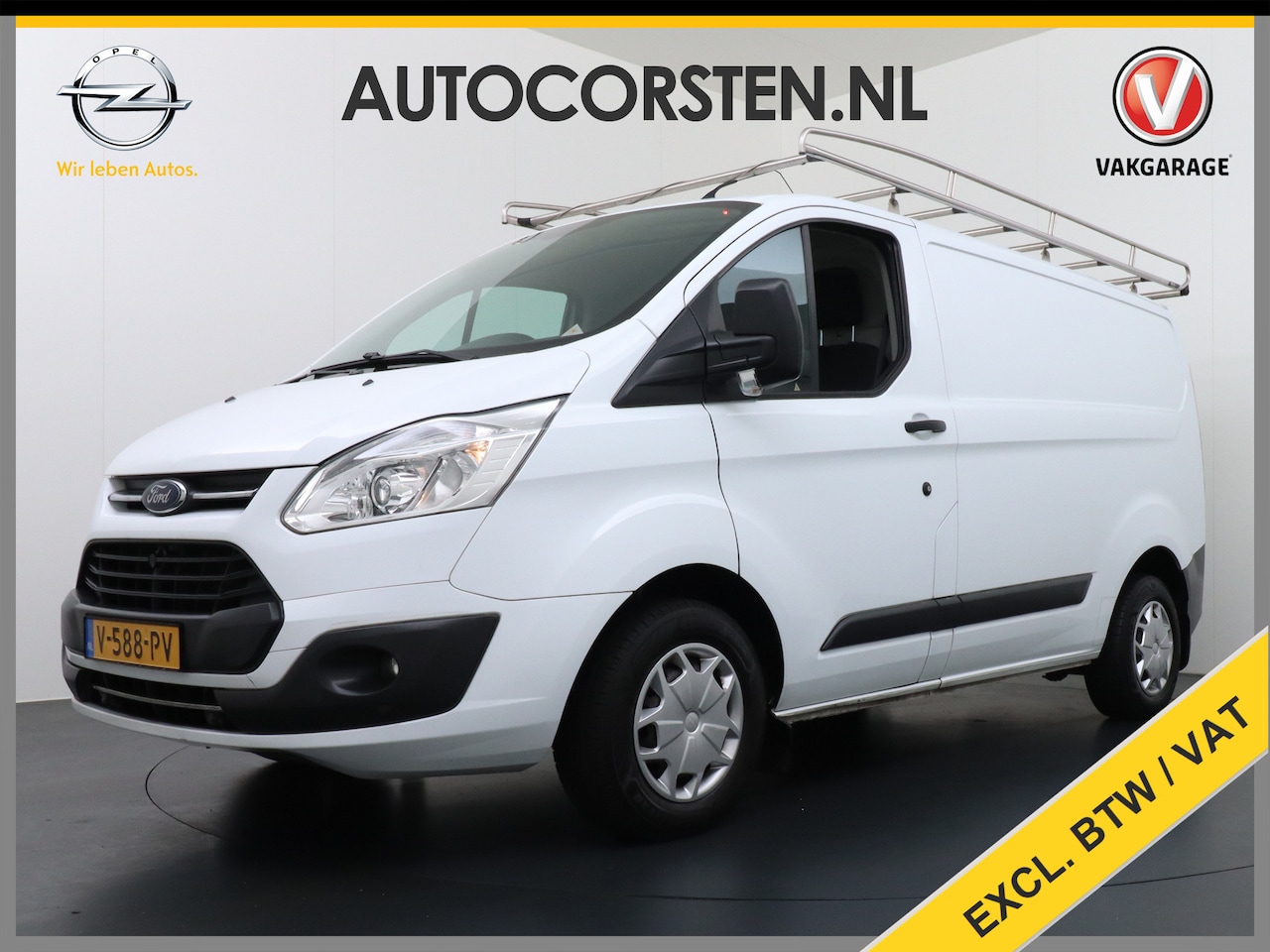 Ford Transit Custom - 270 2.0TDCI L1H1 Airco Trekhaak Cruise Control PDC Voorruit Verwarmbaar Bluetooth Trend Im - AutoWereld.nl