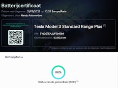 Tesla Model 3 - Standard RWD Plus 60 kWh Trekhaak (1.000kg) SOH 86% Rijklaarprijs