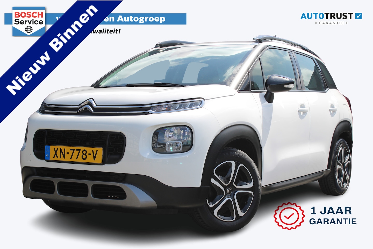 Citroën C3 Aircross - 1.2 PureTech Feel | incl. 12 maanden garantie | Trekhaak | Cruise control | Airco | Lane a - AutoWereld.nl