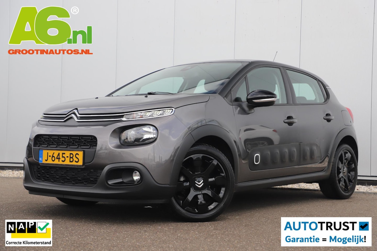 Citroën C3 - 1.2 PureTech Business 110PK Automaat DB Riem V.V. ! 17 inch LMV Navigatie Achteruitrijcame - AutoWereld.nl