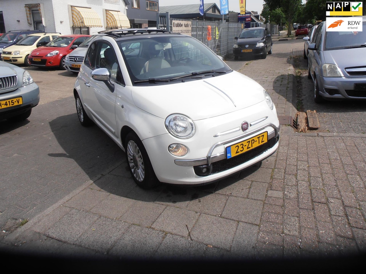 Fiat 500 - 1.2 Lounge pano(unieke km)elek pak nap apk - AutoWereld.nl