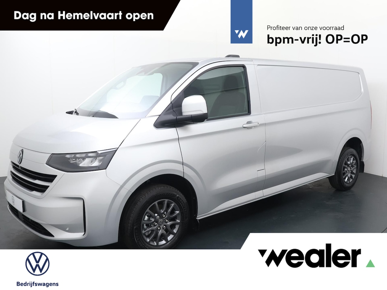 Volkswagen Transporter - 2.0 TDI L2H1 Style Dubbele Cabine | 150 Pk Automaat 8-Traps | BPM-VRIJ | 2x Comfortstoelen - AutoWereld.nl