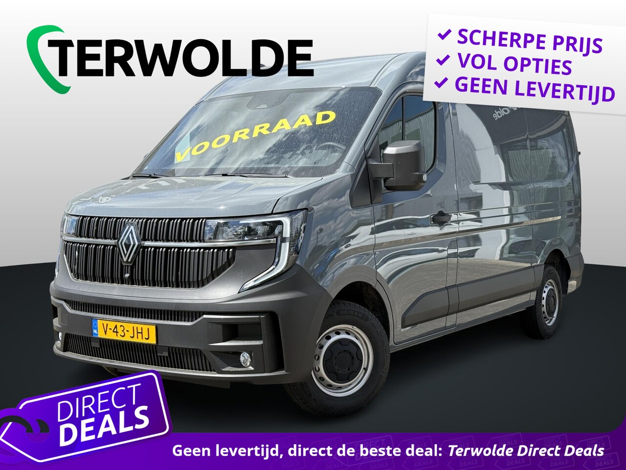 Renault Master - T35 2.0 dCi 130 L2H2 Advance | DIRECT LEVERBAAR | BPM vrij | Trekhaak | Stoelverwarming | - AutoWereld.nl