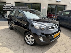 Kia Picanto - 1.0 CVVT 5Deurs Zwart Weinig km NAP