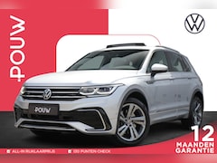 Volkswagen Tiguan - 1.4 TSI 245pk DSG eHybrid R-Line | SoH 85% | Trekhaak | Panoramadak | Leer | 360 Camera