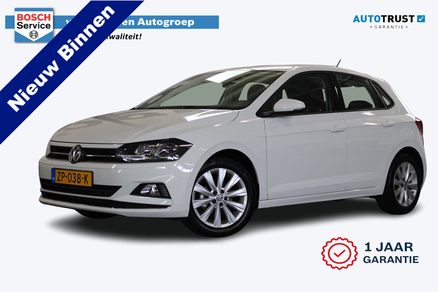 Volkswagen Polo - 1.0 TSI Highline | Incl. 12 maanden garantie | Adaptive cruise control | Climate control | - AutoWereld.nl