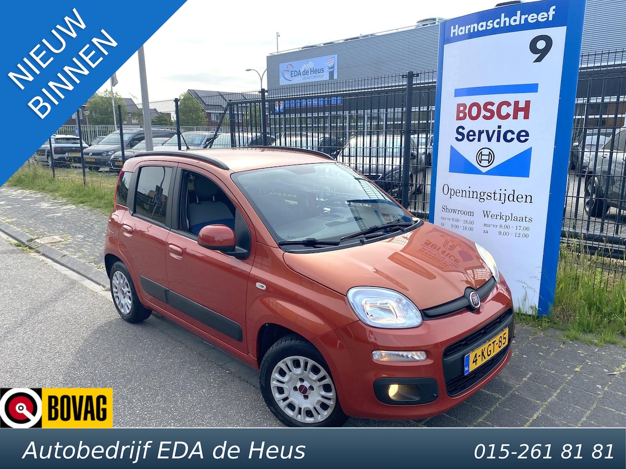 Fiat Panda - 0.9 TwinAir Dualogic Autom. Lounge met o.a. airco, bluetooth, mistlmp, radio/CD, etc. - AutoWereld.nl