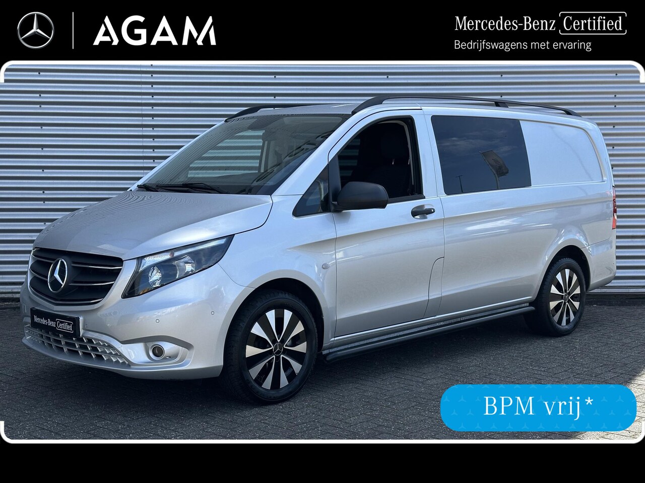 Mercedes-Benz Vito - 114 CDI Dubbele Cabine Navigatie Airco Camera Apple carplay etc - AutoWereld.nl