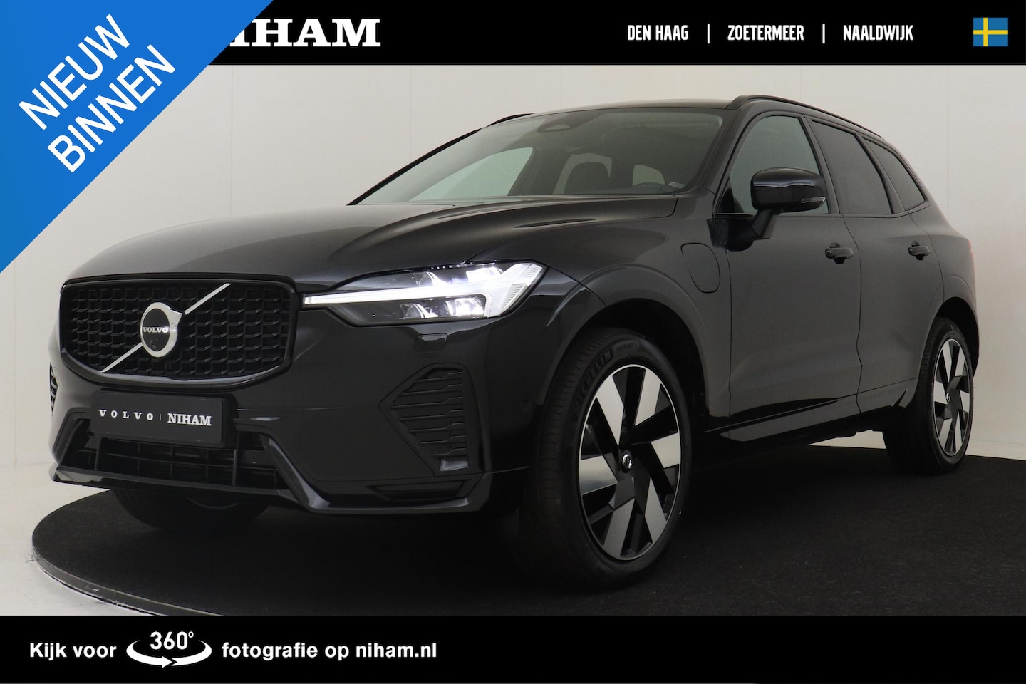 Volvo XC60 - T8 PLUG-IN HYBRID AWD PLUS DARK -PANO.DAK|HARMAN/KARDON|360°CAM|20"|ADAP.LED - AutoWereld.nl