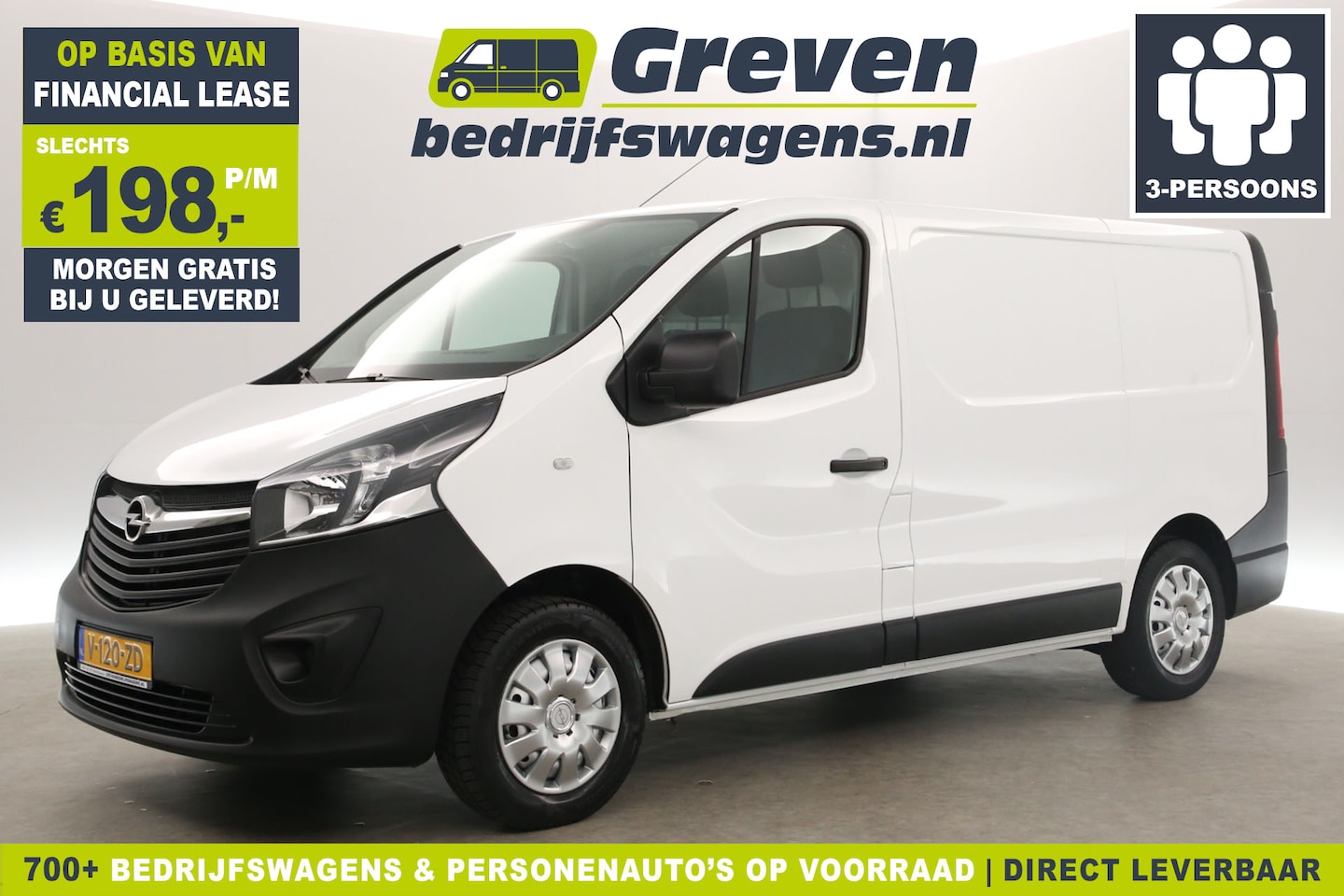 Opel Vivaro - 1.6 CDTI L1H1 Airco Cruise 3 Persoons Elektrpakket - AutoWereld.nl