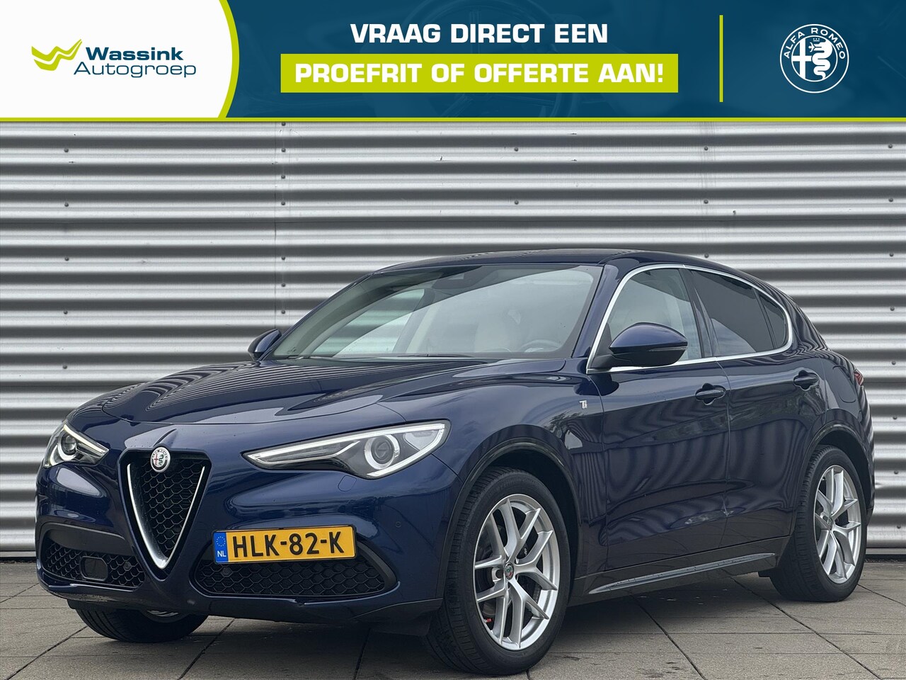 Alfa Romeo Stelvio - 2.0 GME 280pk Aut AWD Veloce Ti I Leer I Stoel - Stuurverwarming I Carplay I 20 Inch. - AutoWereld.nl