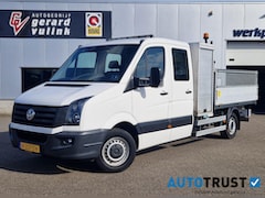 Volkswagen Crafter - 2.0 TDI KIPPER TREKHAAK 6-ZITPLAATSEN 3500KG TREKG
