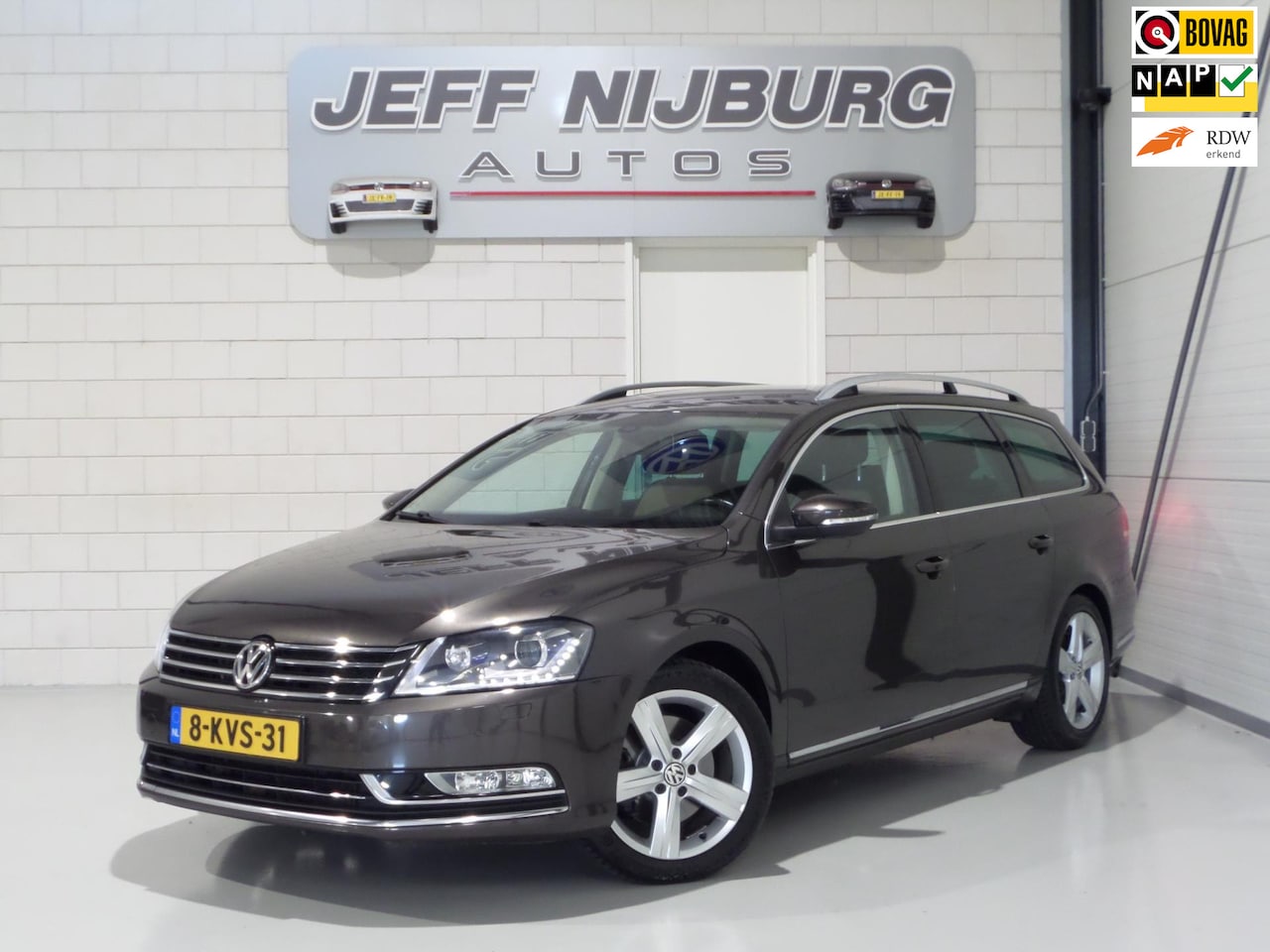 Volkswagen Passat Variant - 2.0 TSI DSG Highline "Automaat" Xenon-LED Trekhaak Stoelverwarming, van 2e eigenaar in uni - AutoWereld.nl