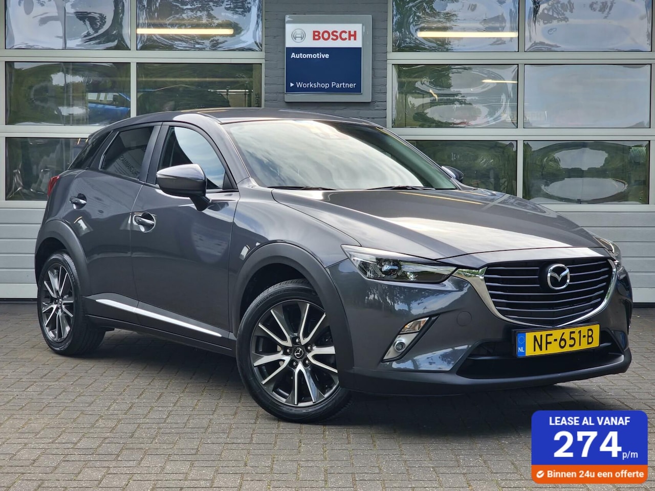 Mazda CX-3 - 2.0 SkyActiv-G 120 GT-M Line 120PK|Leer|Clima|18-inch|LED|69.061KM| - AutoWereld.nl