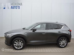 Mazda CX-5 - 2.0 SkyActiv-G 165 Luxury ACC Leder HUD Stoelventilatie 360°Camera Keyless 19" LMV Trekhaa