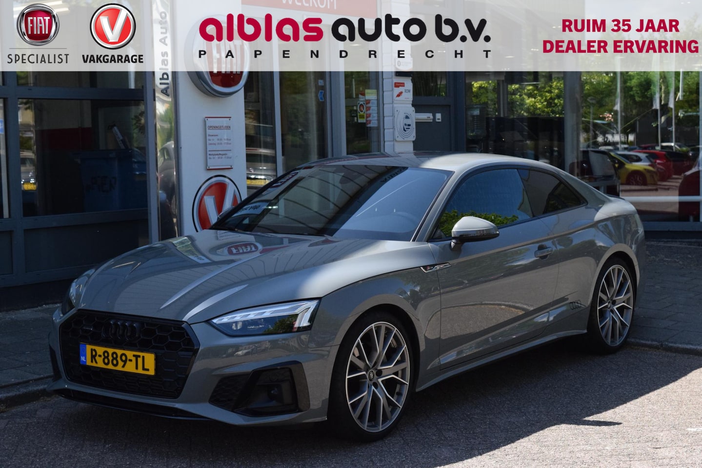Audi A5 Coupé - 40 TFSI quattro S ed.|Black optic|B&O|20"|Quantum - AutoWereld.nl