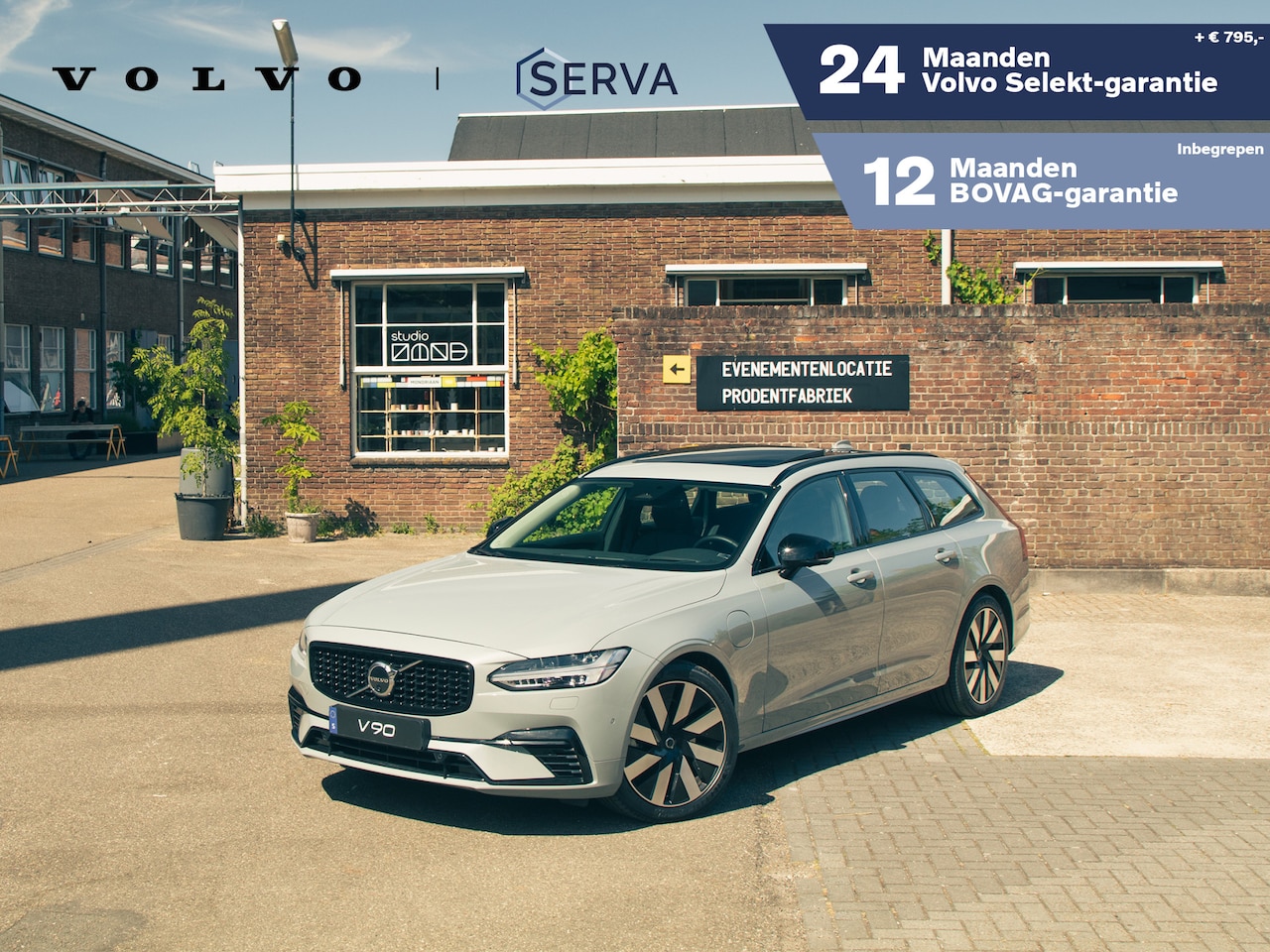 Volvo V90 - T6 Aut. Plug-in hybrid AWD Ultra Dark | Panoramadak | 360º camera | Harman Kardon | Head- - AutoWereld.nl