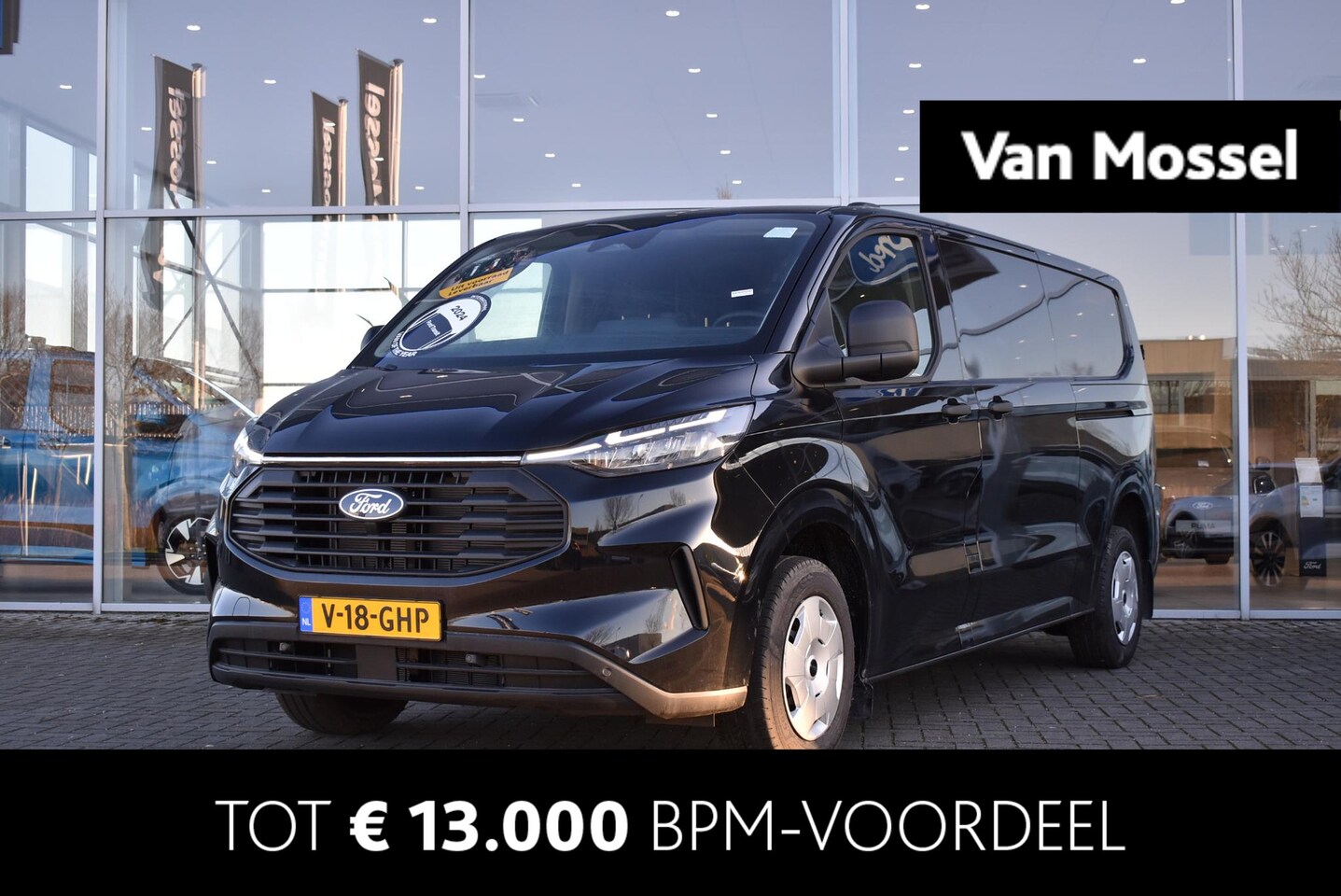 Ford Transit Custom - 320 2.0 TDCI L2H1 Trend | Demo Deal | Navigatie | Dubbele schuifdeur | Climatronic | LED | - AutoWereld.nl