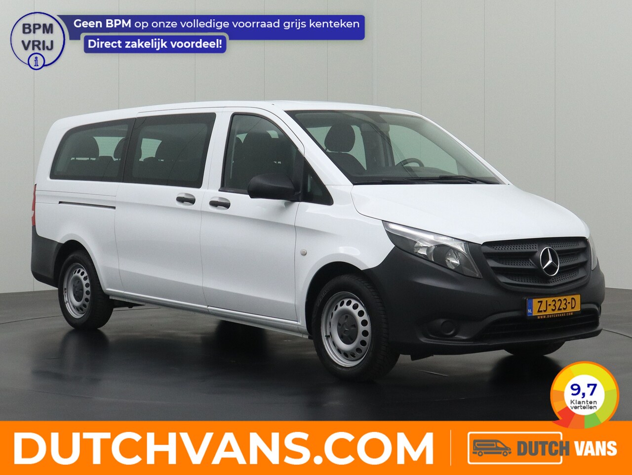 Mercedes-Benz Vito - 114BlueTEC 7G-Tronic Automaat Personenbus | 9-Persoons | Extra Lang | Airco | Cruise | BPM - AutoWereld.nl