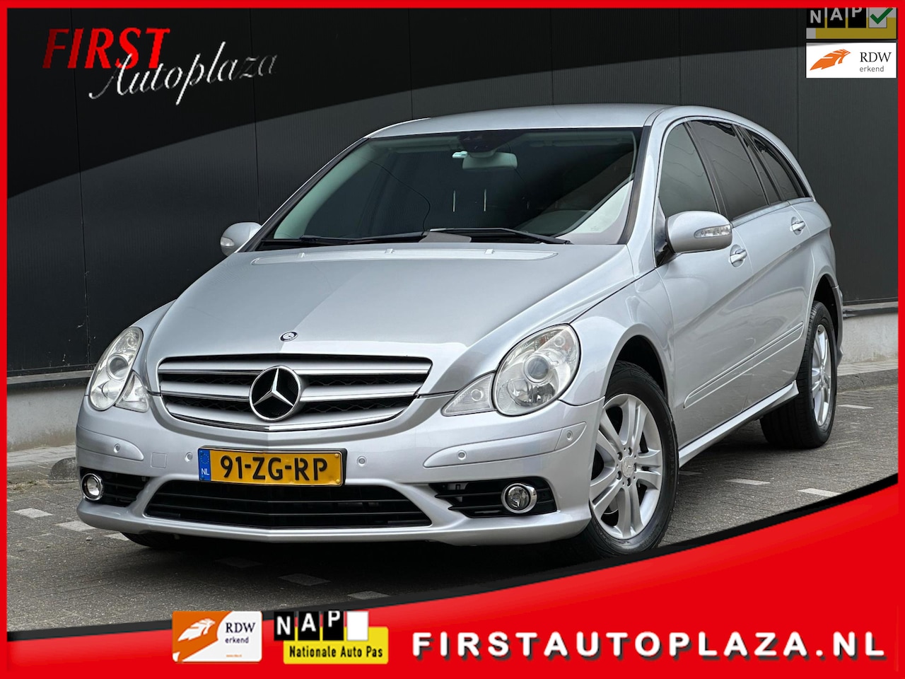 Mercedes-Benz R-klasse - 280 CDI Lang R280 AUTOMAAT LEDER/NAVI/CRUISE/STOELVERW. | NETTE AUTO ! - AutoWereld.nl