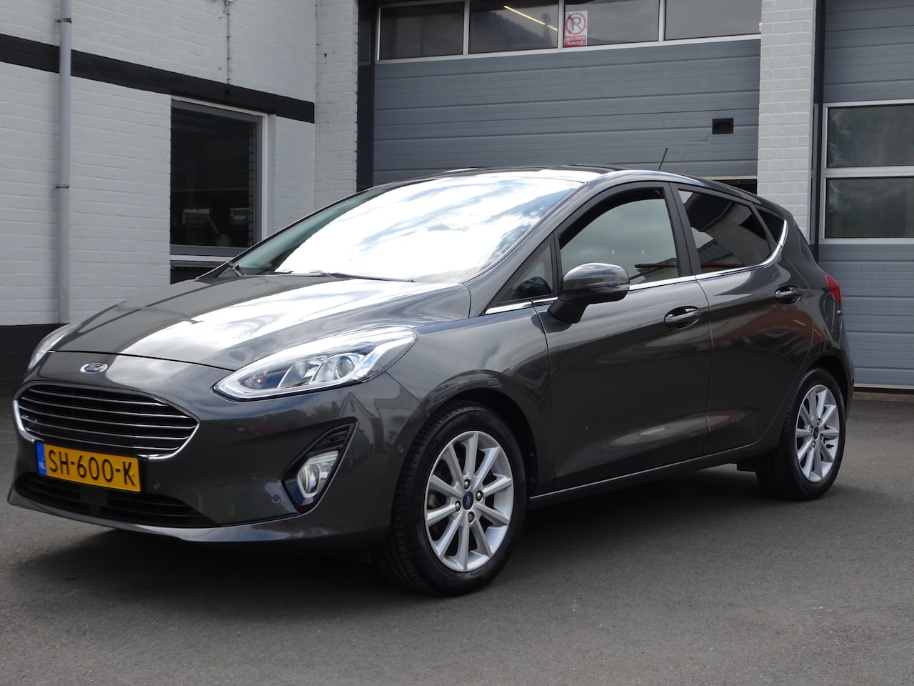 Ford Fiesta - 1.0 EcoBoost Titanium Automatische airco, stuurverwarming, stoelverwarming, navigatie, par - AutoWereld.nl