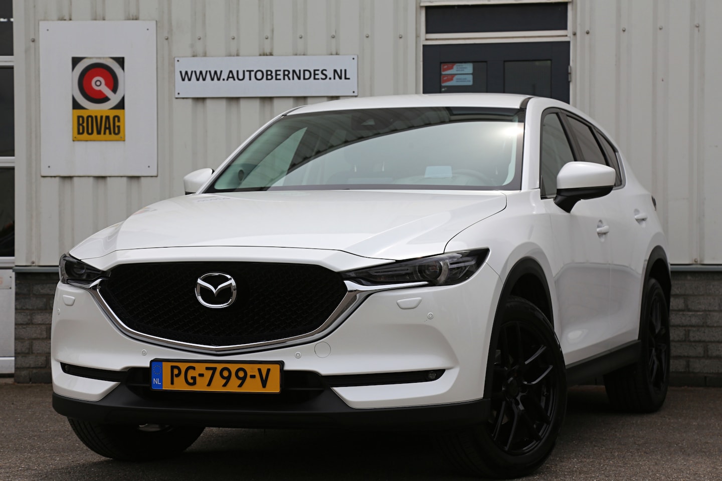 Mazda CX-5 - 2.0 SkyActiv-G 165 TS+*NL-Auto*Perfect Onderh.*Parelmoer wit/Afneemb.Trekhaak/Stoelverw./S - AutoWereld.nl