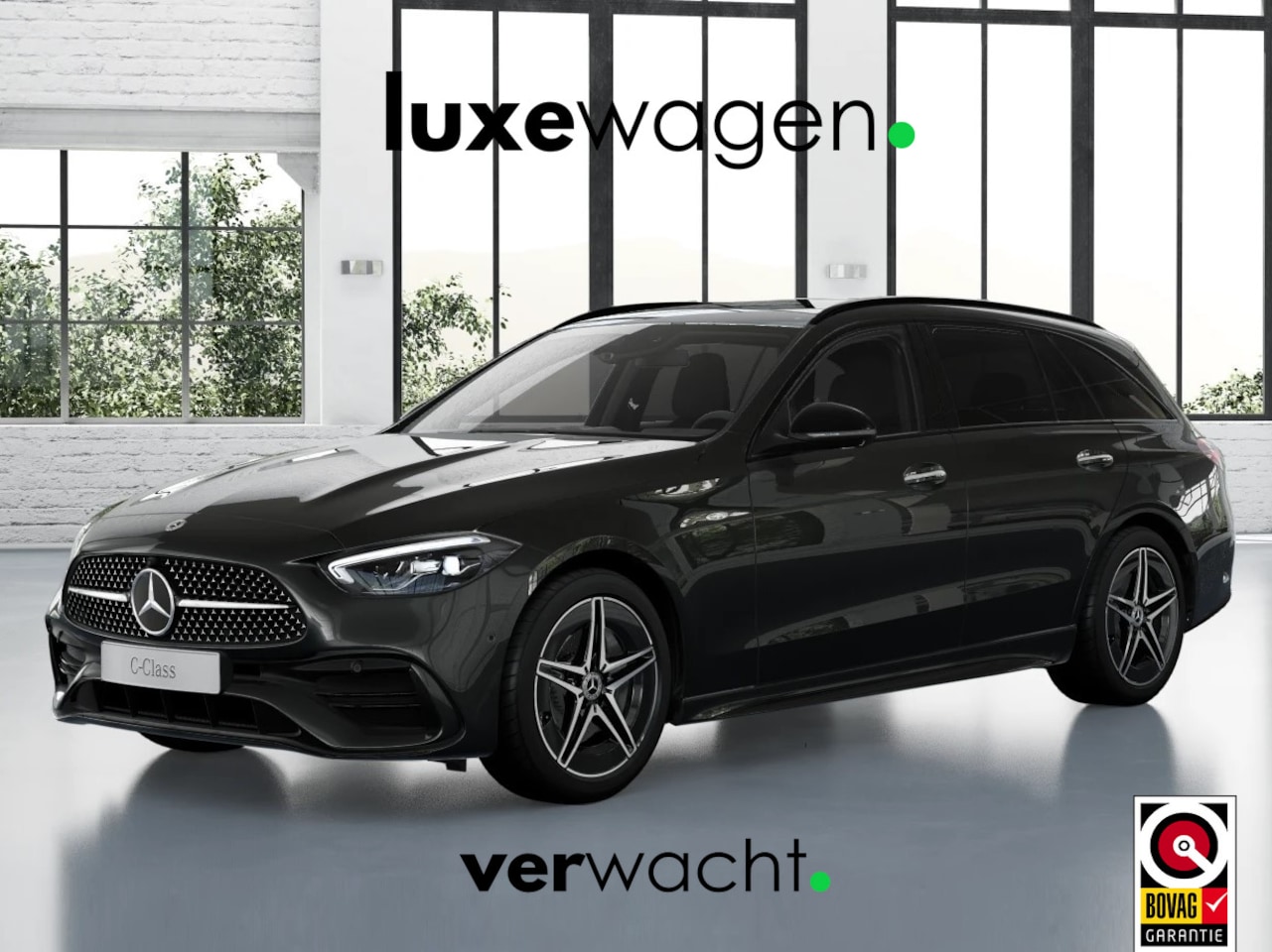 Mercedes-Benz C-klasse Estate - 300 e AMG Pano Distr Trekh HUD 360 Night Massage - AutoWereld.nl