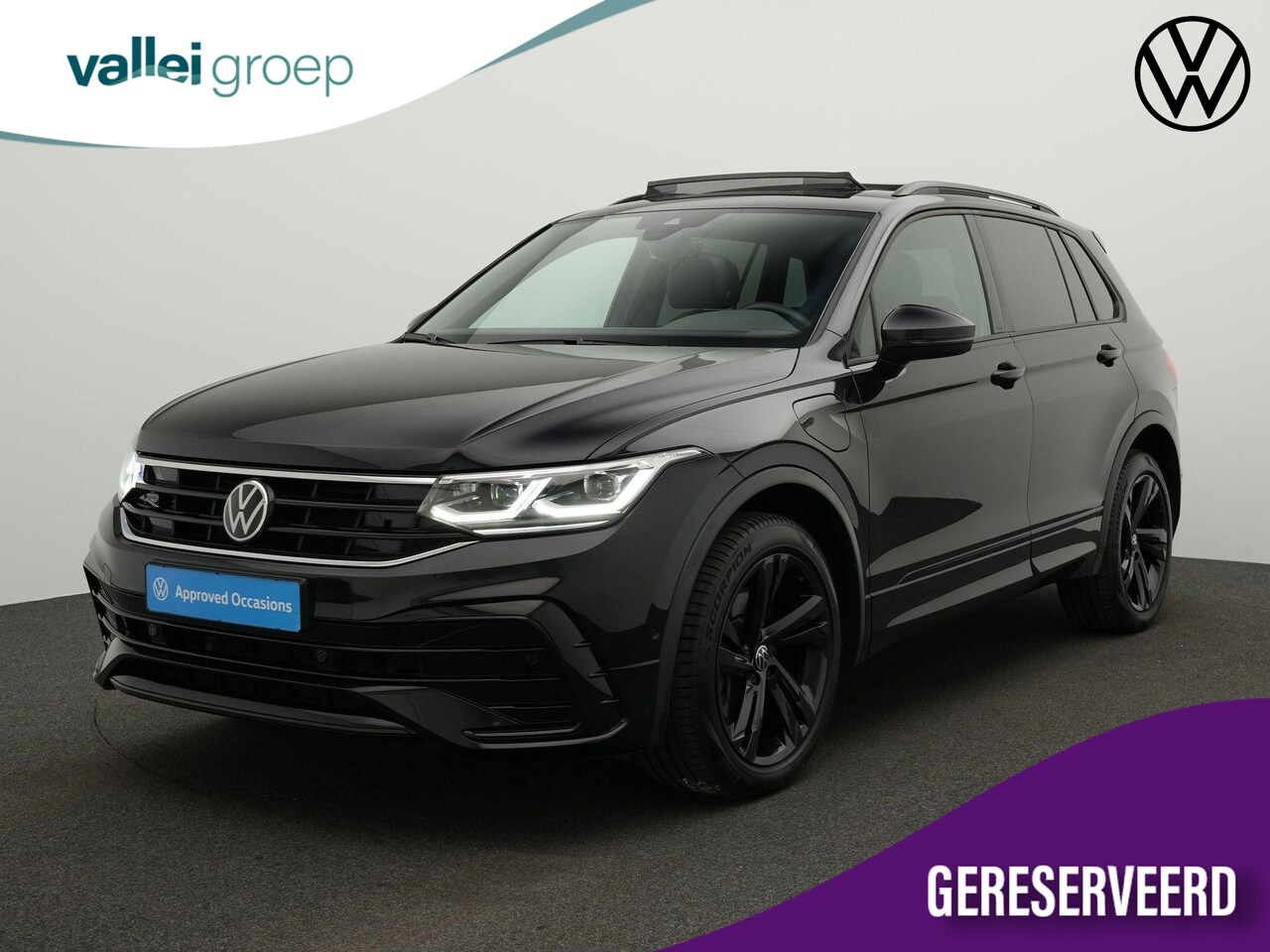 Volkswagen Tiguan - 1.4 TSI 245 pk DSG eHybrid R-Line Business | Panoramadak | Trekhaak | Navigatie Discover P - AutoWereld.nl