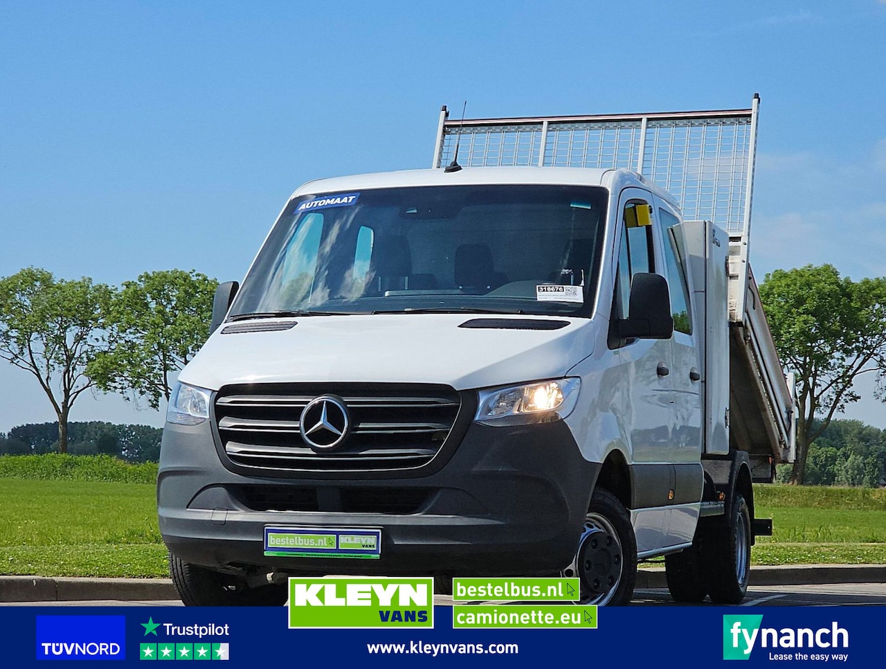 Mercedes-Benz Sprinter - 514 Dub.Cab Kipper Kist! - AutoWereld.nl
