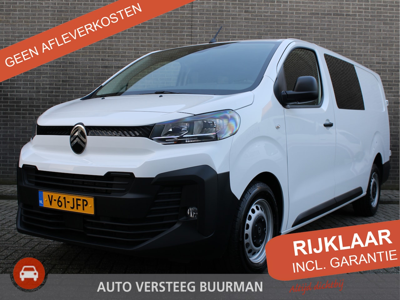 Citroën Jumpy - 2.0 BlueHDI 145PK EAT8 Automaat L3 Dubbele Cabine Cruise & Climate control, Navigatie, Rad - AutoWereld.nl