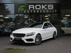 Mercedes-Benz C-klasse - 200 AMG Night Pakket/Navi/camara/Comand/Burmester/Panoramadak/Leder/19Inch