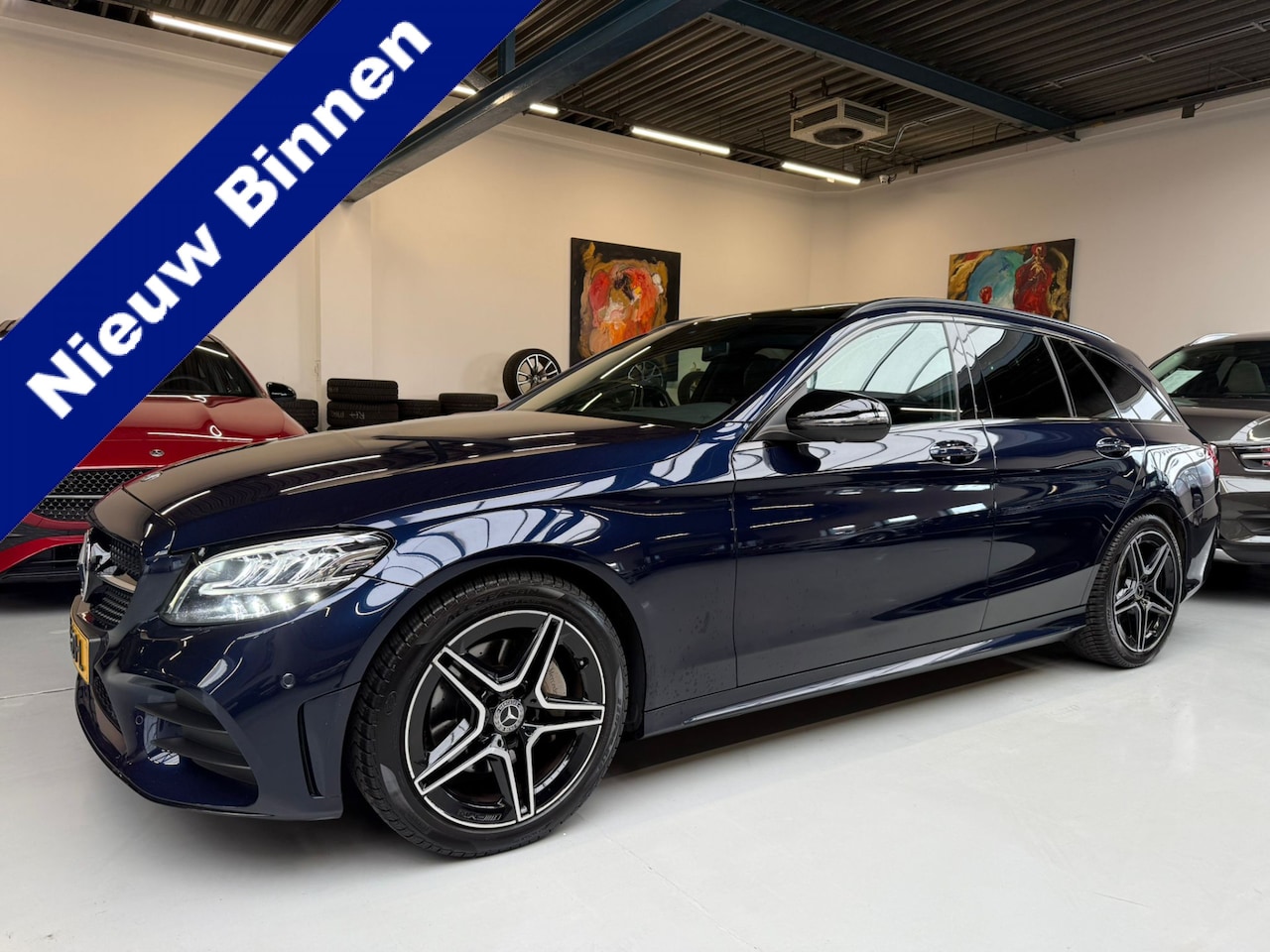 Mercedes-Benz C-klasse Estate - 160 DCT AMG Line Panoramadak Trekhaak Achteruitrijcamera LED DAB Night Pack - AutoWereld.nl