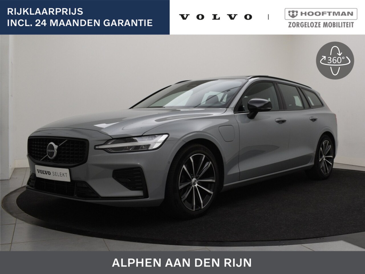 Volvo V60 - T6 PLUG-IN HYBRID PLUS DARK SCHUIFDAK 360GR CAM HARMAN KARDON - AutoWereld.nl