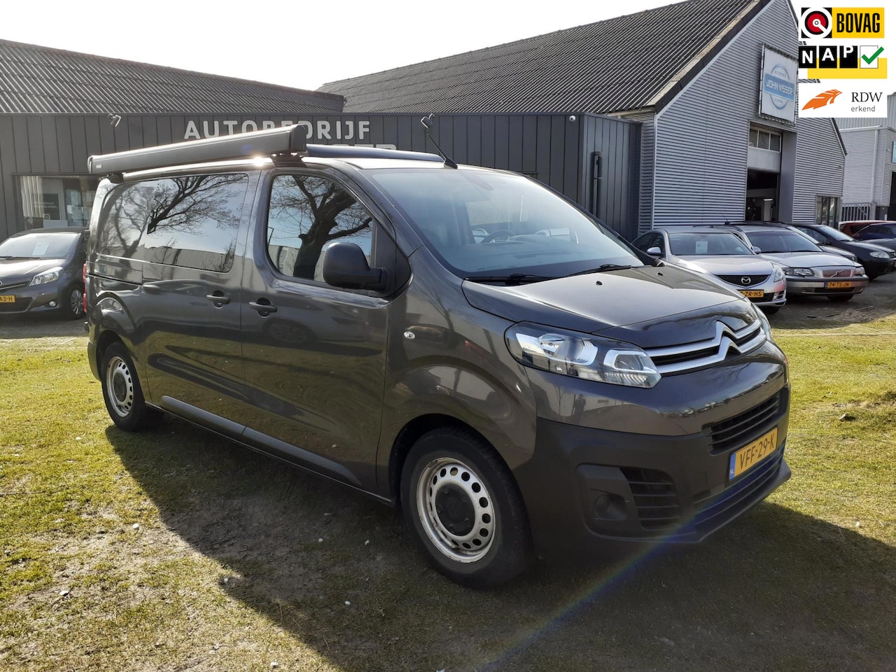 Citroën Jumpy - 1.5 BlueHDI 120 M Club *Luifel*Hefdak*Airco*prijs incl.BTW*camper mogelijkheden* - AutoWereld.nl