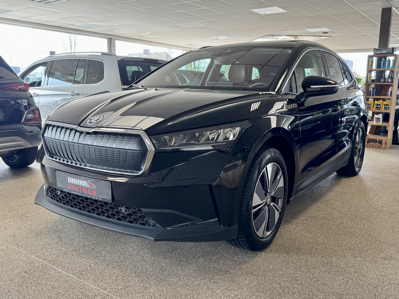 Skoda Enyaq iV - 80 Panoramadak,Leder Memory Seats, Trekhaak PDC,Pano, Trekhaak,Leder, Clima, Cruise - AutoWereld.nl