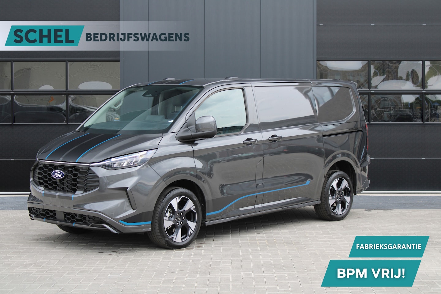 Ford Transit Custom - 320 2.0 TDCI L1H1 Sport 170pk - 2x Schuifdeur - 19" LM velgen - ACC - Blind spot - Navi - - AutoWereld.nl