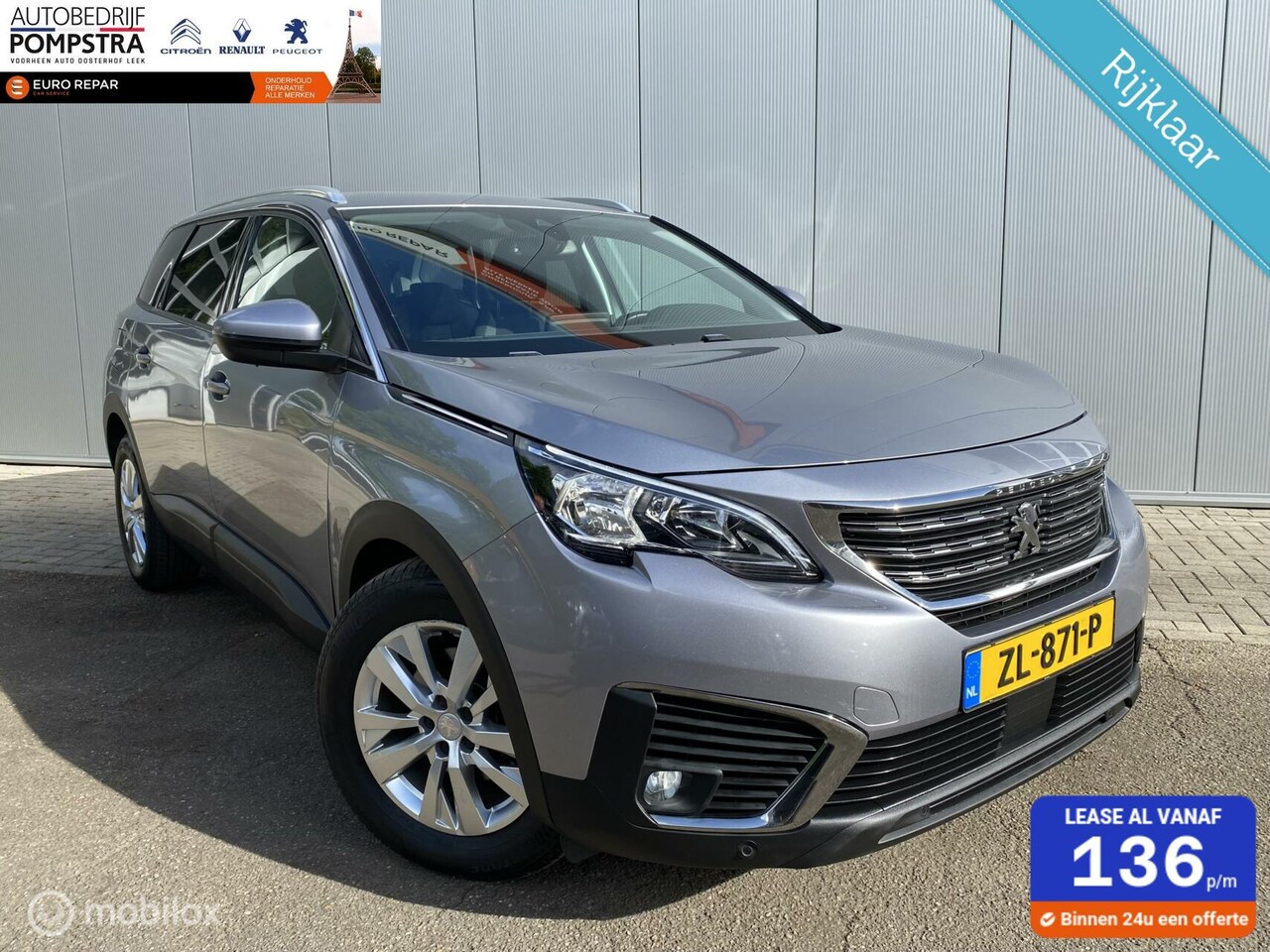 Peugeot 5008 - 1.2 PureTech 130 PK Active 7PERS/NAVI/TREKH - AutoWereld.nl