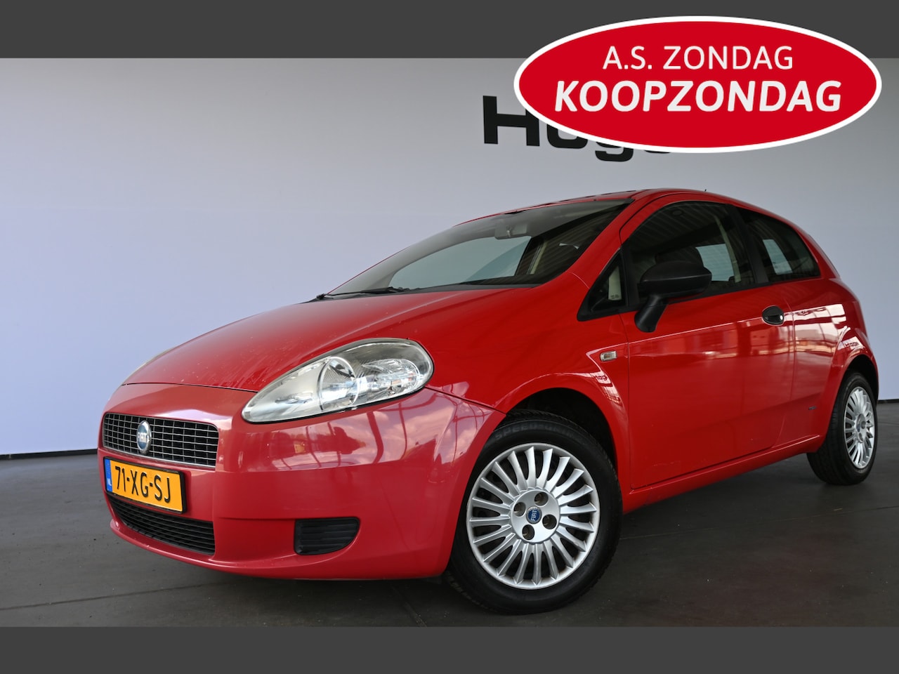 Fiat Grande Punto - 1.2 Active Airco MP3 Elektrisch Pakket Rijklaarprijs Inruil Mogelijk - AutoWereld.nl