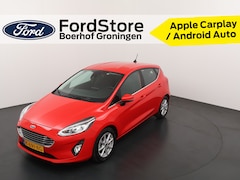 Ford Fiesta - EcoBoost Hybrid 125 pk Titanium | Clima | Cruise | Parkeersensoren | Groot scherm | Apple