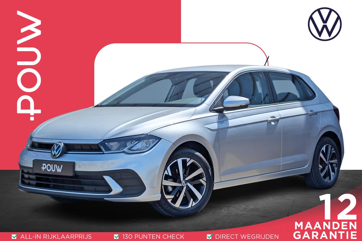Volkswagen Polo - 1.0 TSI 95pk Life | App Connect Navigatie | PDC Voor & Achter | Adaptive Cruise - AutoWereld.nl