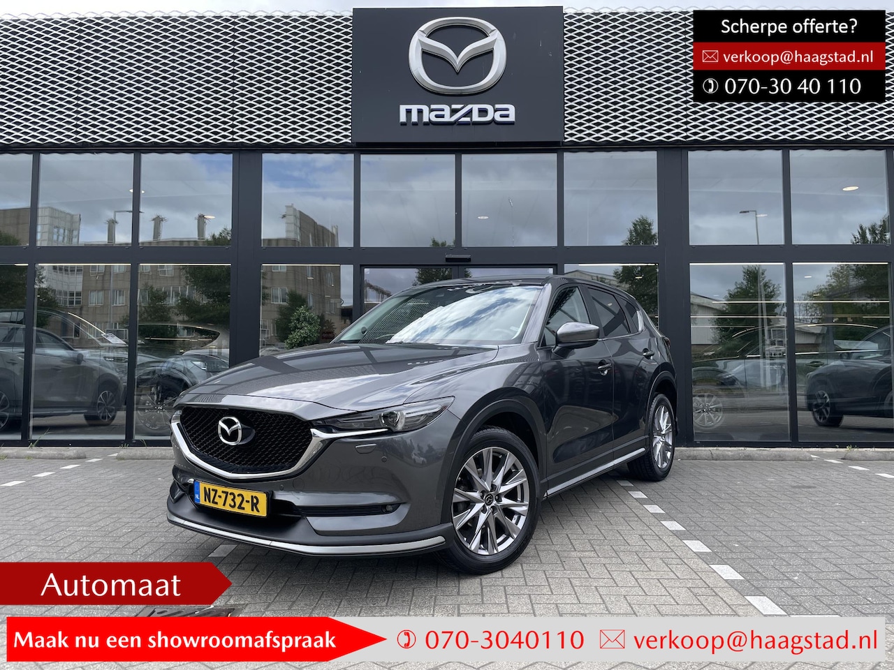 Mazda CX-5 - 2.0 SkyActiv-G 165 Skylease GT Dealer Onderhouden / Sport Pakket / Lederen bekleding / Bos - AutoWereld.nl