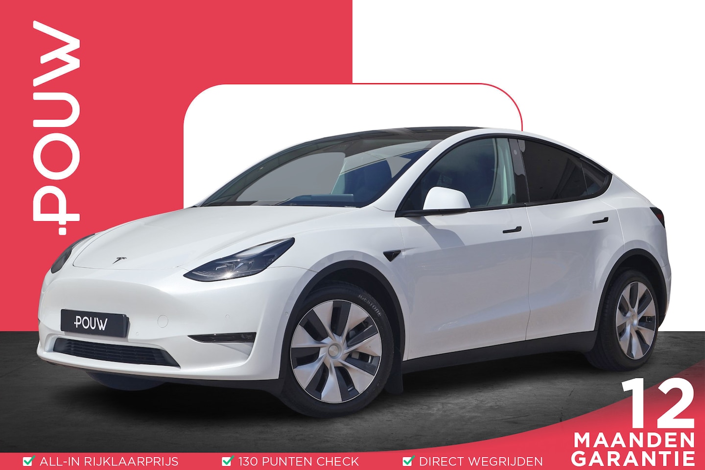 Tesla Model Y - 351pk Long Range AWD 75 kWh | SoH 92% | Trekhaak Afneembaar | Stoelverwarming | Panoramada - AutoWereld.nl