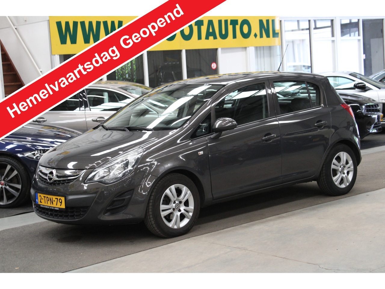 Opel Corsa - 1.4-16V Berlin NAP, Airco, Cruise control, Isofix, Leer/ Stof - AutoWereld.nl