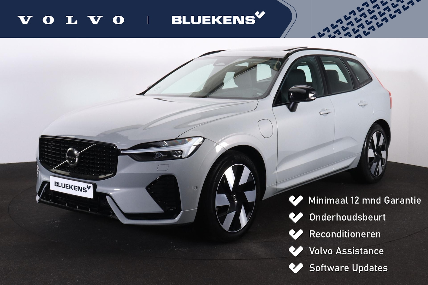 Volvo XC60 - T6 Recharge AWD Ultra Dark - Luchtvering - Panorama/schuifdak - IntelliSafe Assist & Surro - AutoWereld.nl