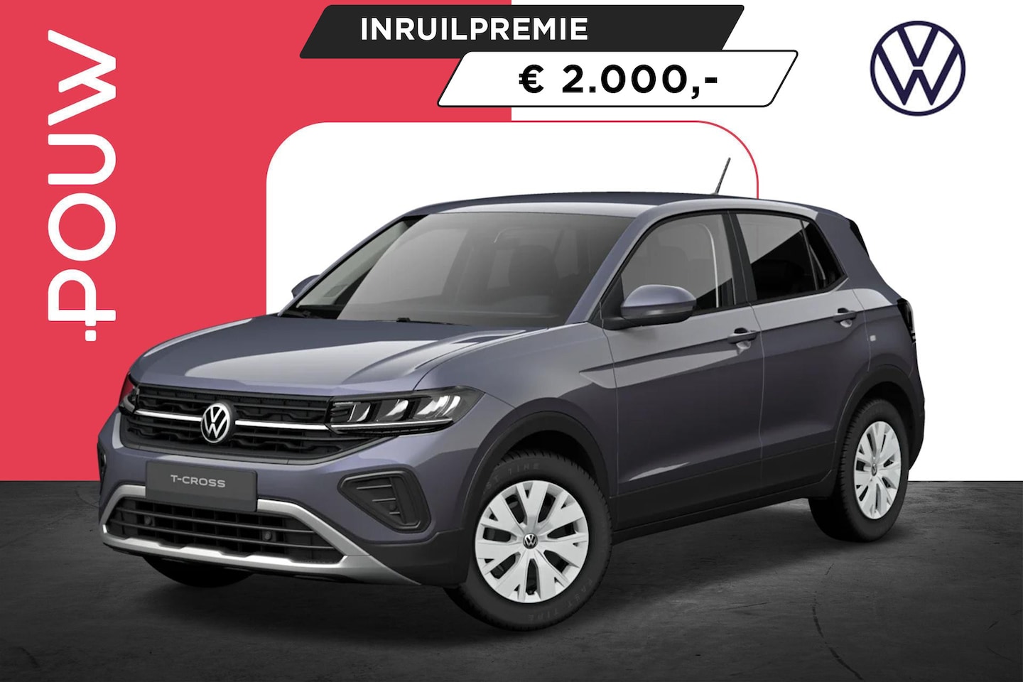 Volkswagen T-Cross - 1.0 TSI 95pk Edition | Parkeersensoren | Getint Glas - AutoWereld.nl