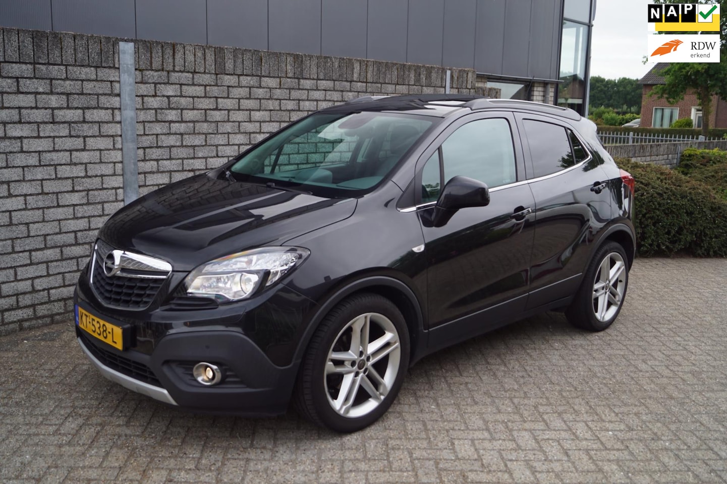 Opel Mokka - 1.4 T Innovation Autom Leder Sportst Stoel/Stuurverw Navi Camera Schuifdak Clima Xenon Cru - AutoWereld.nl