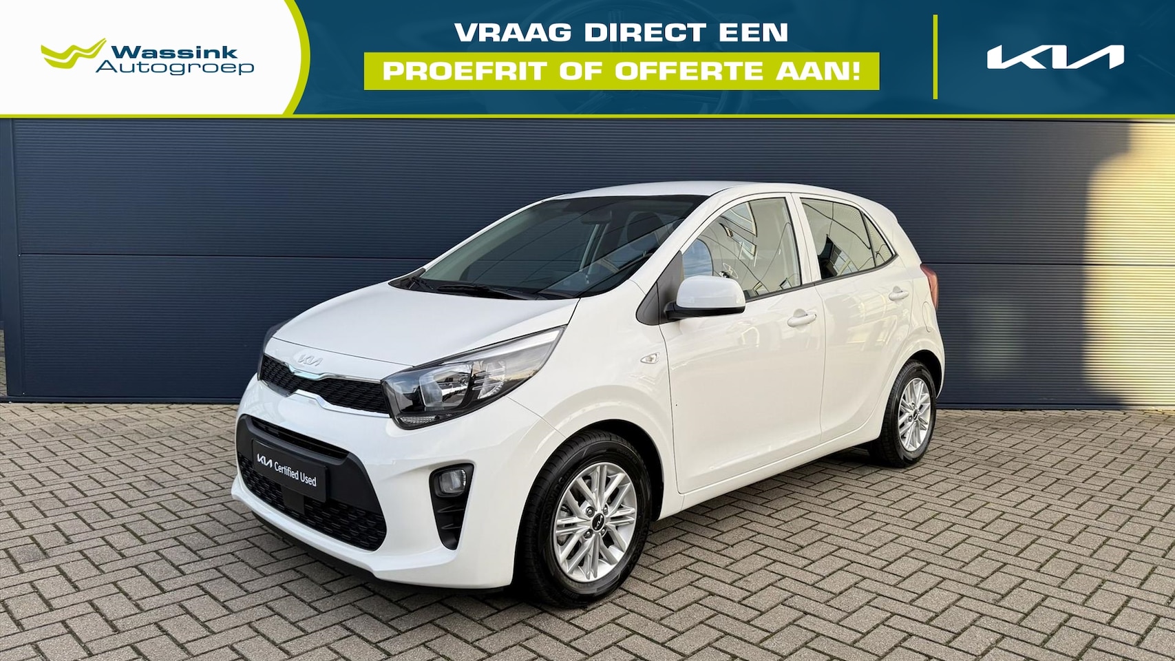Kia Picanto - 1.0 DPi AMT 67pk 4-zits DynamicLine Automaat | Parkeercamera | Airco | Cruise control | Ap - AutoWereld.nl