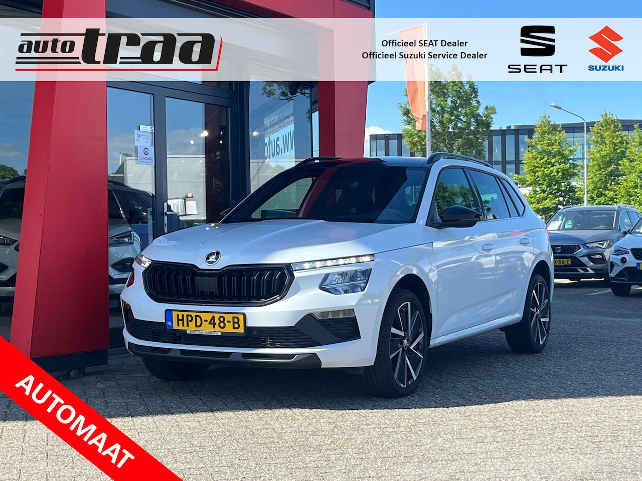 Skoda Kamiq - 1.0 TSI Sport Business Edition / 18'' LMV / PANO.DAK / CAMERA / - AutoWereld.nl