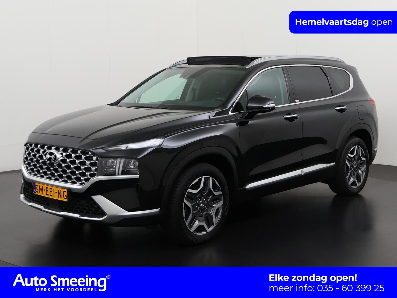 Hyundai Santa Fe - 1.6 T-GDI PHEV Premium Sky 7 Persoons | Panoramadak | Zondag Open! - AutoWereld.nl